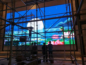 Jiangsu Wyndham five-star hotel P4 high-definition LED indoor display screen